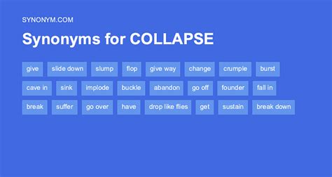 antonyms for collapsed